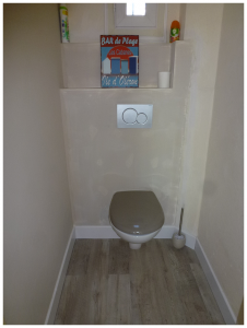 WC suspendus rénovés